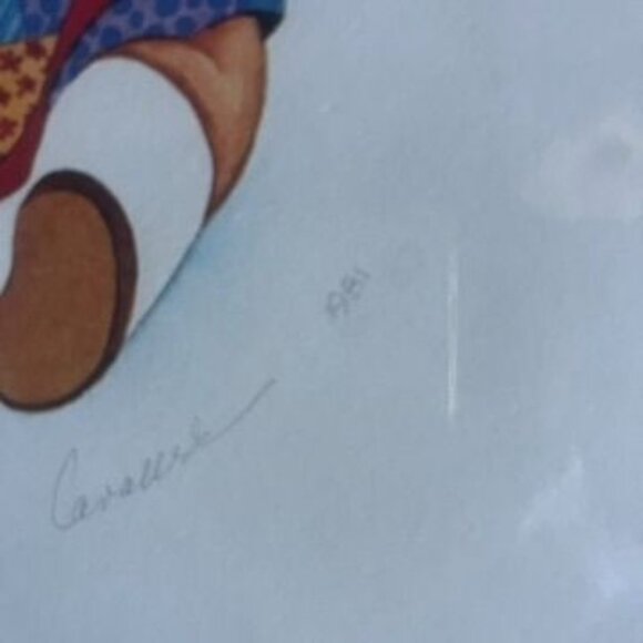 Barbara LaVallee "Eskimo Runaround" Framed Litho Signed 91/500 1991 Alaska - Picture 4 of 6